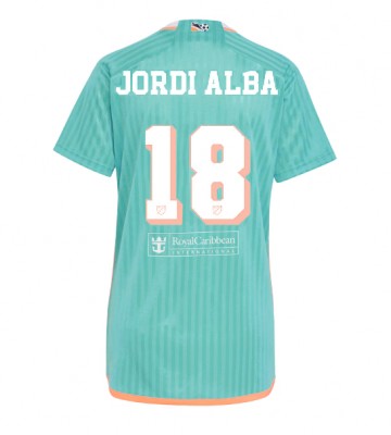 Inter Miami Jordi Alba #18 Tercera Equipación Mujer 2024-25 Manga Corta